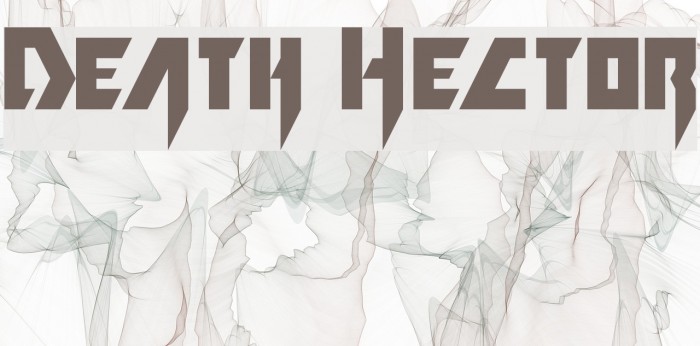 Death Hector Font examples