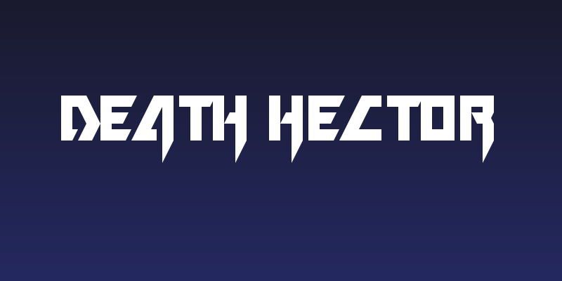 Death Hector Social Header
