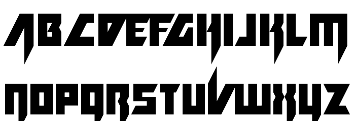 Death Hector Font LOWERCASE
