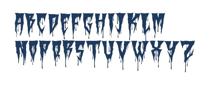 Death House Halloween Uppercase