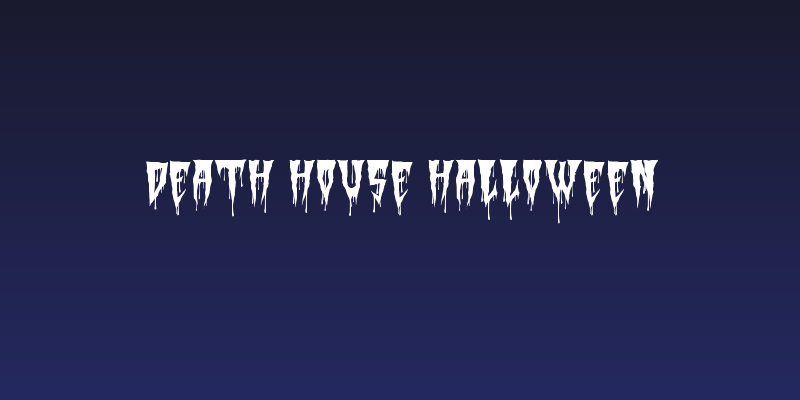 Death House Halloween Social Header