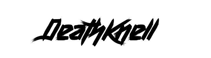 Death Knell  Frei Schriftart Herunterladen