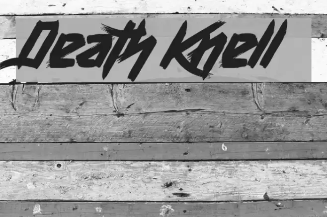 Death Knell Font examples
