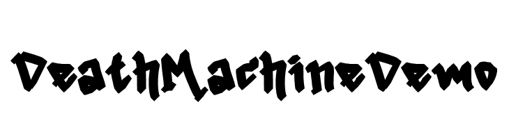 Death Machine Demo  免费字体下载