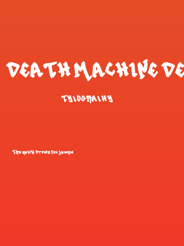 Death Machine Demo Poster