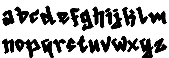 Death Machine Demo Font LOWERCASE