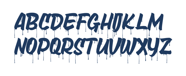 Death Markers Drip Lowercase