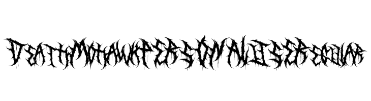 Death Mohawk PERSONAL USE Regular  免费字体下载