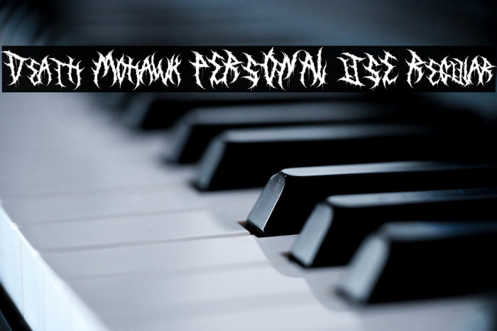 Death Mohawk PERSONAL USE Regular Example 1