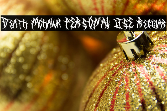 Death Mohawk PERSONAL USE Regular Example 3