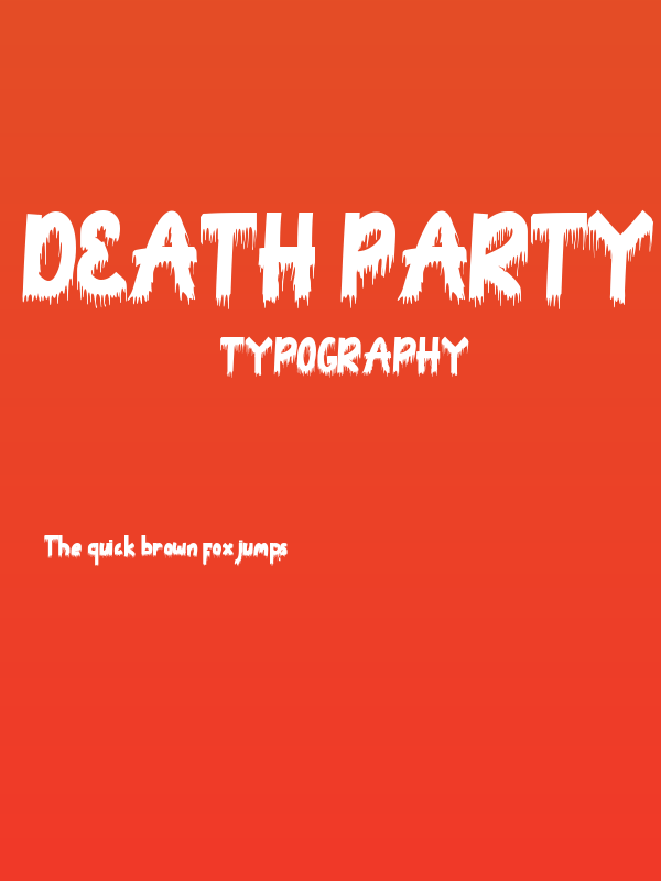 Death Party - Personal Use Poster