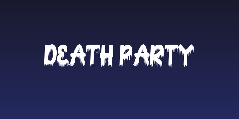 Death Party Social Header