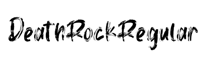 Death Rock Regular  フリーフォントのダウンロード