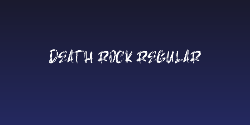 Death Rock Regular Social Header