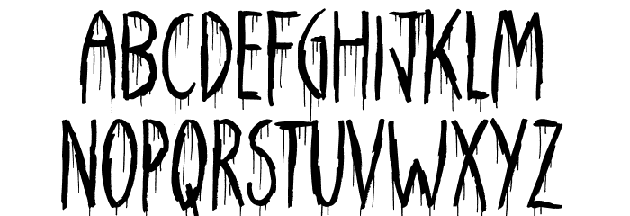 Death Shark Fuentes MAYÚSCULAS