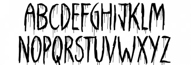 Death Shark Fuentes MINÚSCULAS