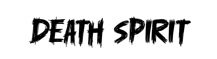Death Spirit  フリーフォントのダウンロード