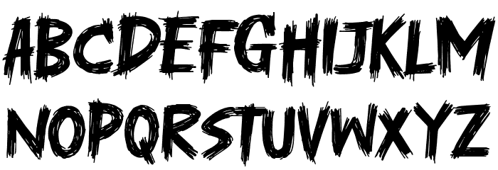 Death Spirit Schriftart Groß