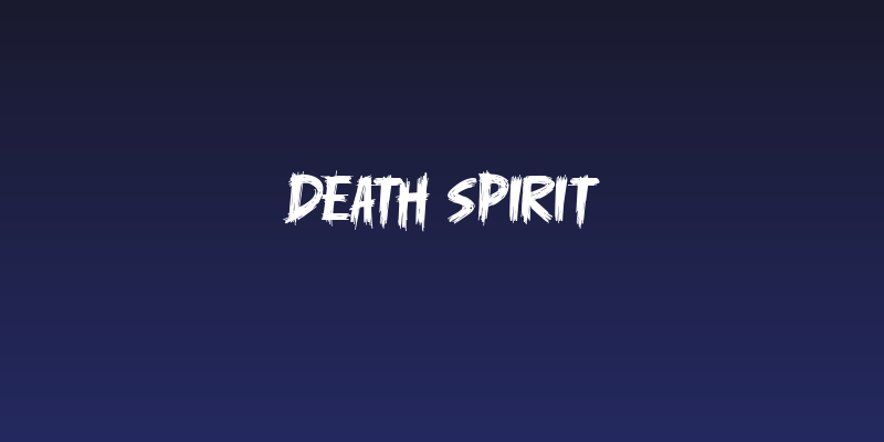 Death Spirit Social Header