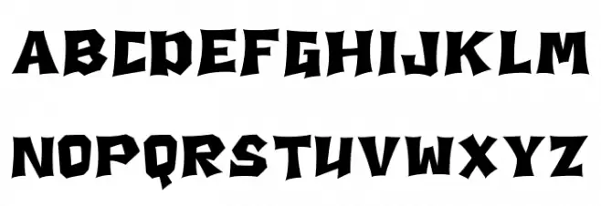 Death Squire خط أحرف صغيرة