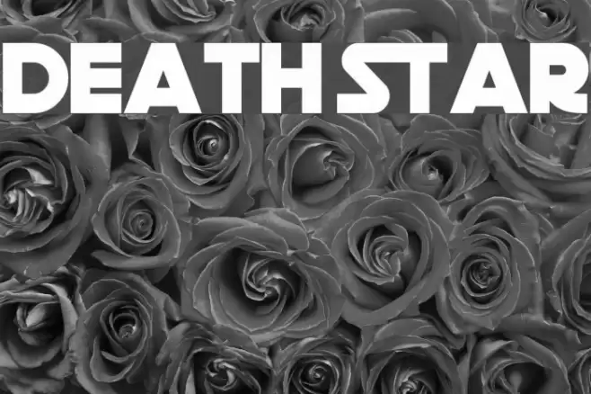 Death Star Font examples