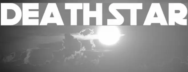 Death Star Font examples