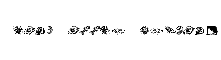 Death Valley Dingbats  フリーフォントのダウンロード