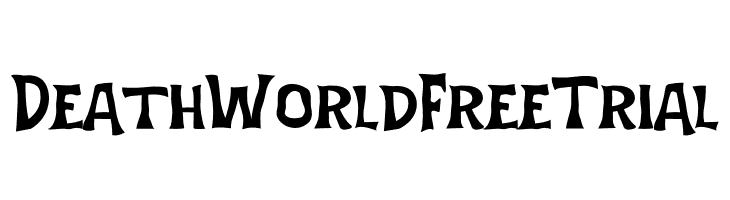 Death World Free Trial  नि: शुल्क फ़ॉन्ट्स डाउनलोड