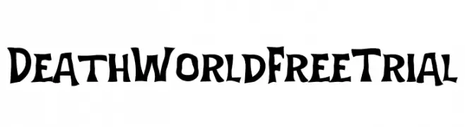Death World Free Trial  font caratteri gratis