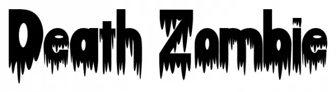 Death Zombie  baixar fontes gratis