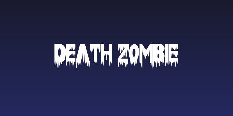 Death Zombie Social Header