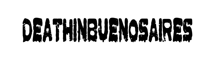 Death in Buenos Aires  免费字体下载