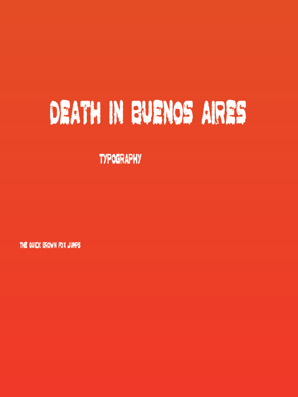 Death in Buenos Aires Poster
