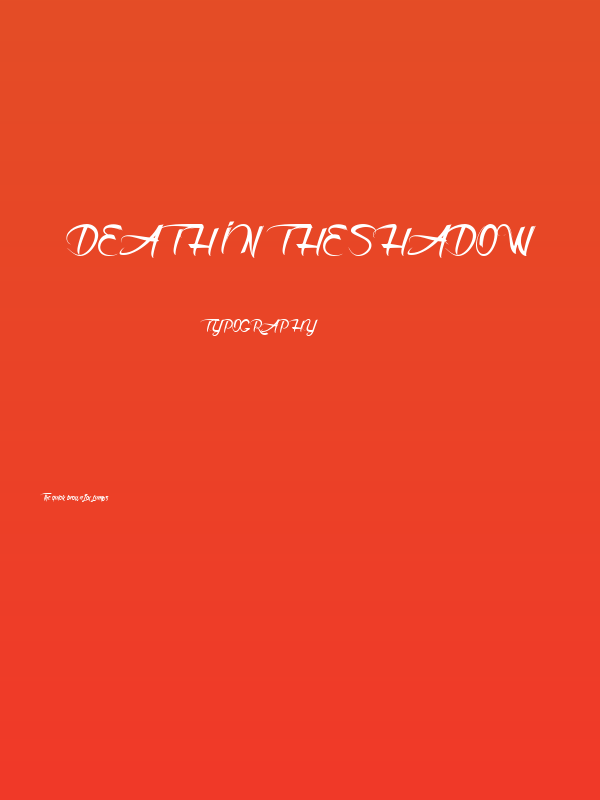 Death in the Shadow Poster
