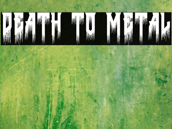 death metal font free download