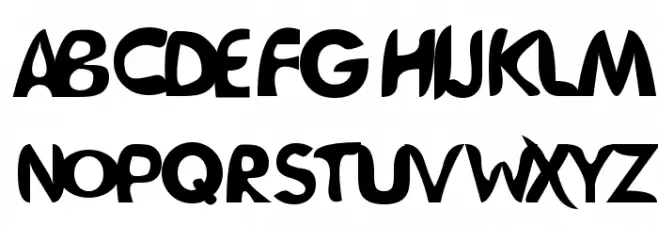 DeathFuturist फ़ॉन्ट अपरकेस