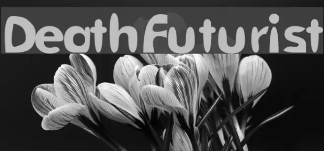 DeathFuturist Font examples