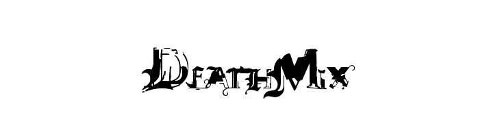 DeathMix  नि: शुल्क फ़ॉन्ट्स डाउनलोड