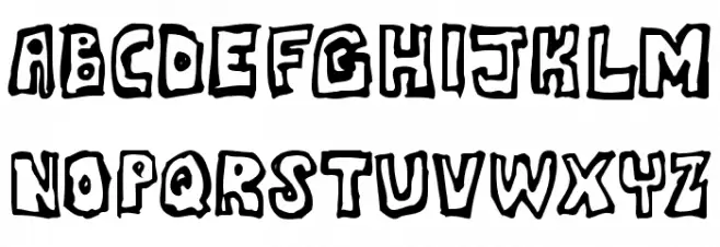 DeathPhont Fonte MAIÚSCULAS