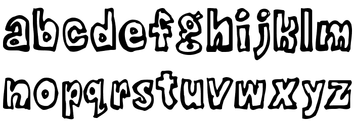 DeathPhont Font LOWERCASE