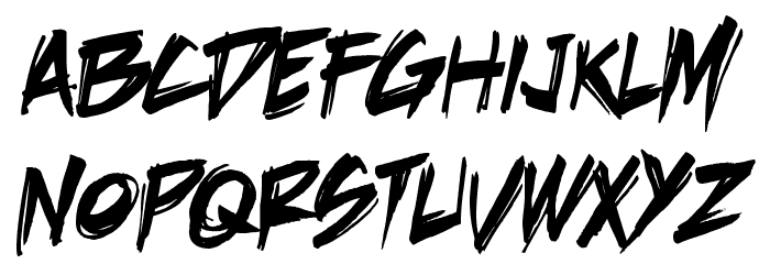 DeathRattle BB Font LOWERCASE