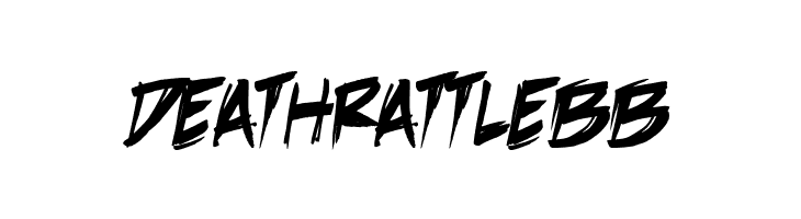 DeathRattleBB  Frei Schriftart Herunterladen