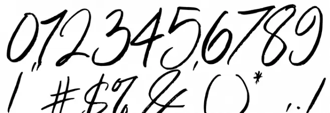 DeathZone Font OTHER CHARS