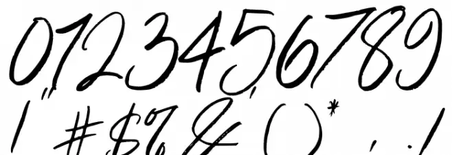 DeathZone Font OTHER CHARS