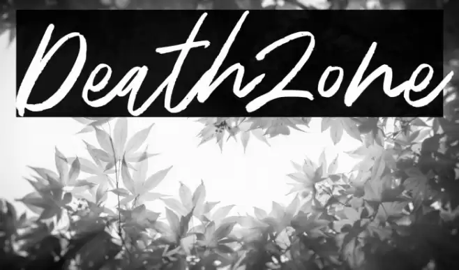 DeathZone Font examples