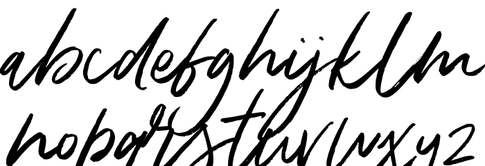 DeathZone Font LOWERCASE