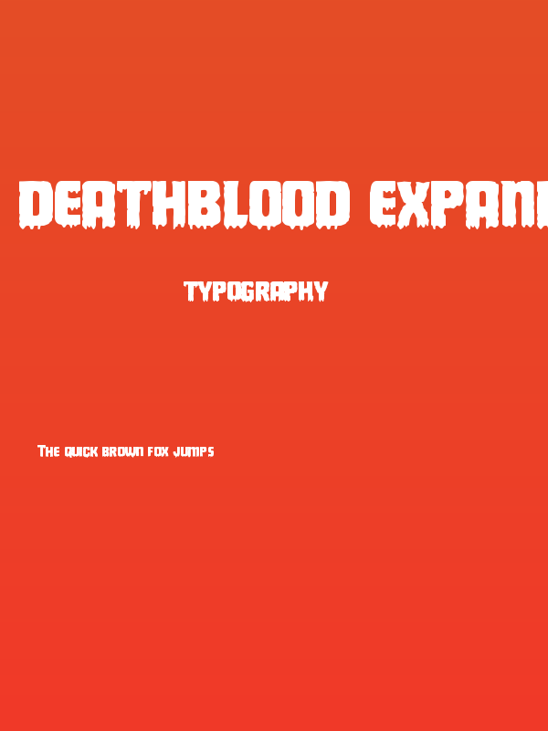 Deathblood Expanded Poster