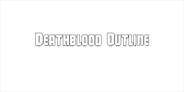 Deathblood Outline Logo