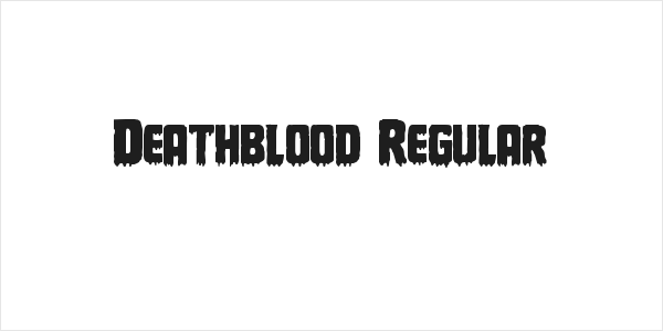 Deathblood Regular Logo