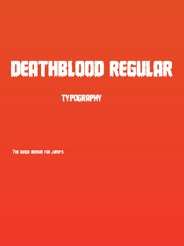 Deathblood Regular Poster
